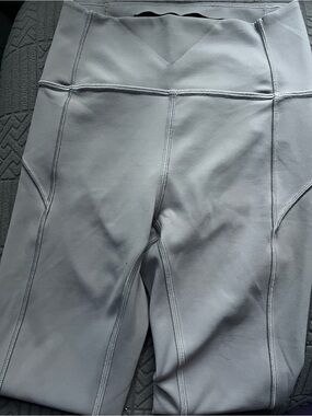 lululemon athletica Light Gray High-Rise Leggings